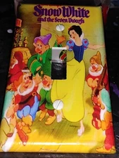 Custom Handmade - Snow White - Single Toggle Light Switch Cover