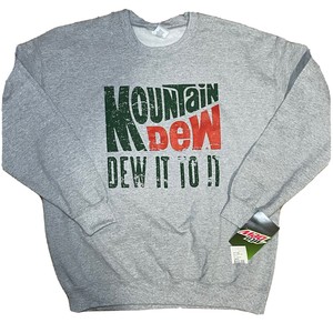 mountain printed crew neck casual sweatshirt