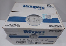 Vintage 1980s Pampers Phases Diapers EMPTY Grocery Case/Box Movie TV Prop Decor