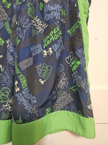 Under Amour Youth XL Boys Logo Print Board Shorts Swim Trunks no Mesh - Picture 3 of 7