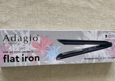 Adagio California Not So Mini Ceramic Flat Iron New In Box, MSRP: 99