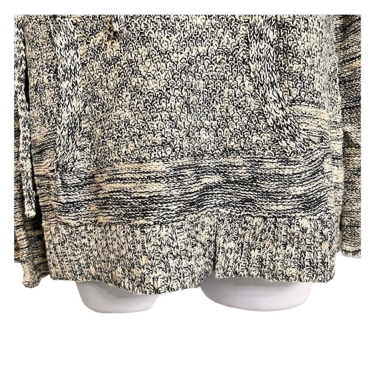 VETEMENTS Maglione One World pull over taglia PL tasche canguro felpa blu maniche lunghe