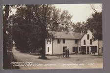 McFarland WISCONSIN RPPC c1940 GENERAL STORE Gas Station SHELL nr Madison WI KB