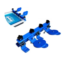 TECHTONGDA 18.9" x 2.4" Desktop Fixation Screen Printing Clamp with Rubber Pad