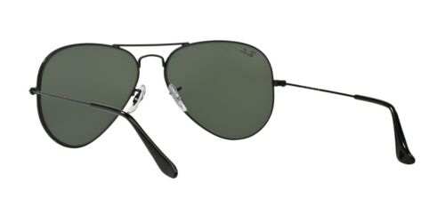 Ray-Ban AVIATOR LARGE METAL RB 3025 Black/G-15 Classic Green (L2823) Sunglasses - 第 4/4 張圖片