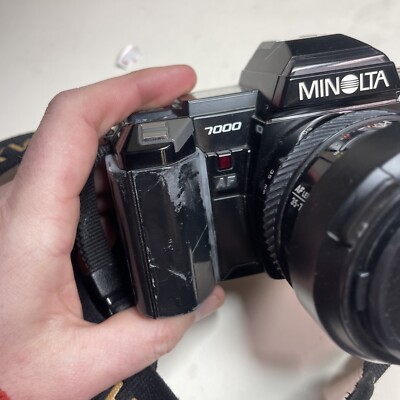 Minolta Maxxum 7000 35mm Camera W/ 2 Lenses Case And Flash | eBay
