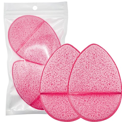 2 Pack Facial Sponge for Deep Cleansing Exfoliating Reusable Pink - Picture 19 of 24