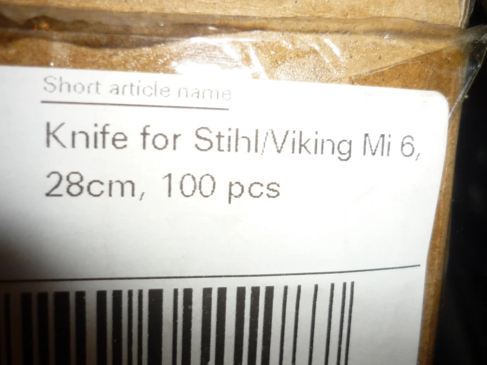 Rasenroboter Ersatzteil Messer für Stihl/ Viking RMI 600 NEU, 28cm - Bild 3 von 3