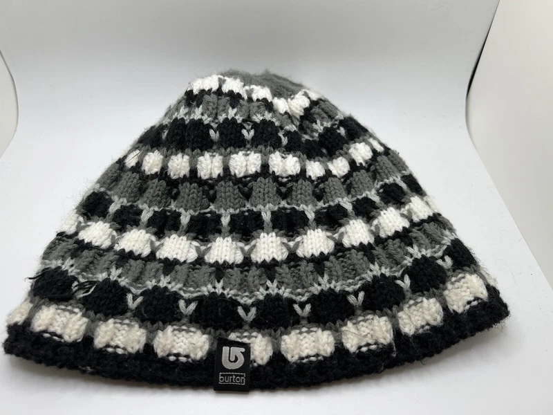 burton knit beanie striped soft winter outdoor ski 
