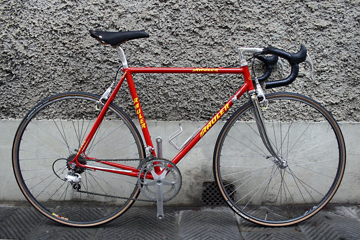 rauler record campagnolo c record italy steel bike eroica vintage delta brakes