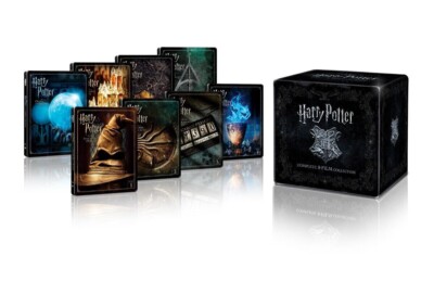 Harry Potter 8-Film Collection (4K/Blu-ray, 2018, STEELBOOK) NEW