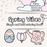Sisi Belle | Spring Vibes Coloring Book | Taschenbuch | Englisch (2026)