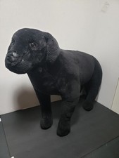 Melissa and Doug Large Black Lab Plush Stuffed Animal Realistic Dog Labrador