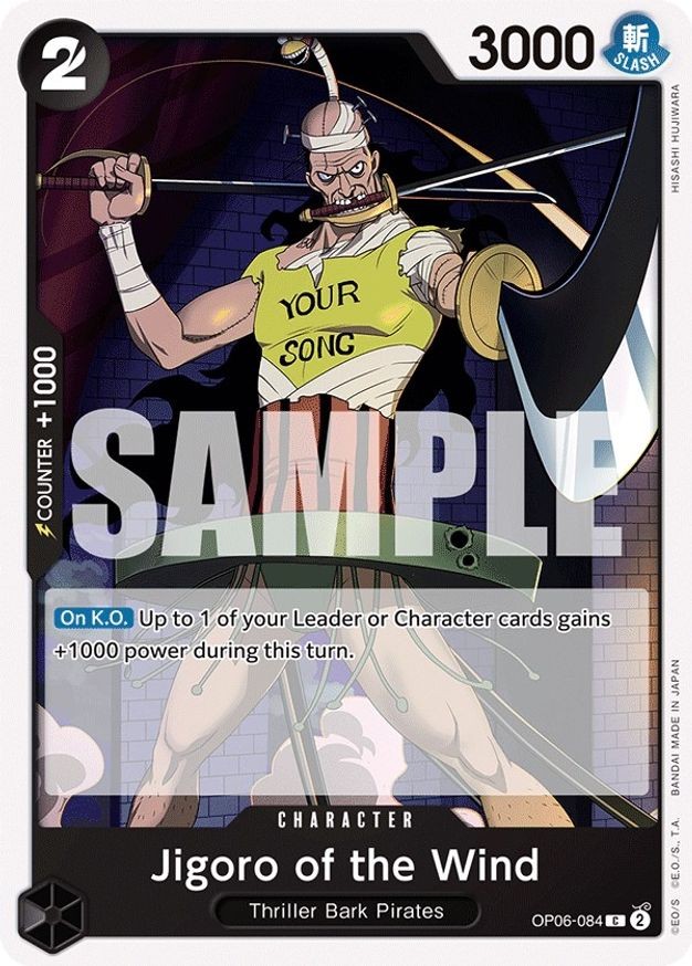 One Piece Jigoro of the Wind (OP06-084/239) OP06 Wings of
