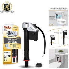 QuietFILL Platinum Universal Toilet Fill Valve - Fits 99 Toilets, Fast Install