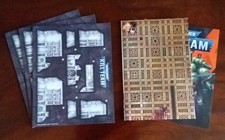 NEW Kill Team MDF Modular Terrain  Paper Game Mat Lot - Starter Set Buildings