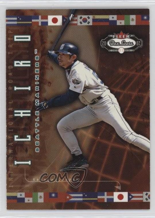 2002 Fleer Box Score International Road Trip /2950 Ichiro Suzuki #191 HOF 00am