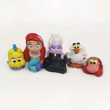 Disney Little Mermaid Squeeze Bath Toy Ursala Flounder Scuttles More Figures