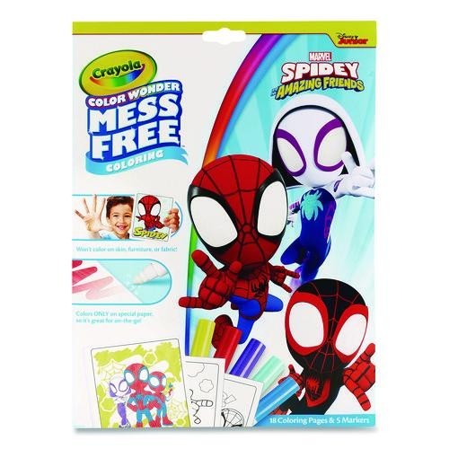 Crayola Spidey and His Amazing Friends Color Wonder Kit, Fiv