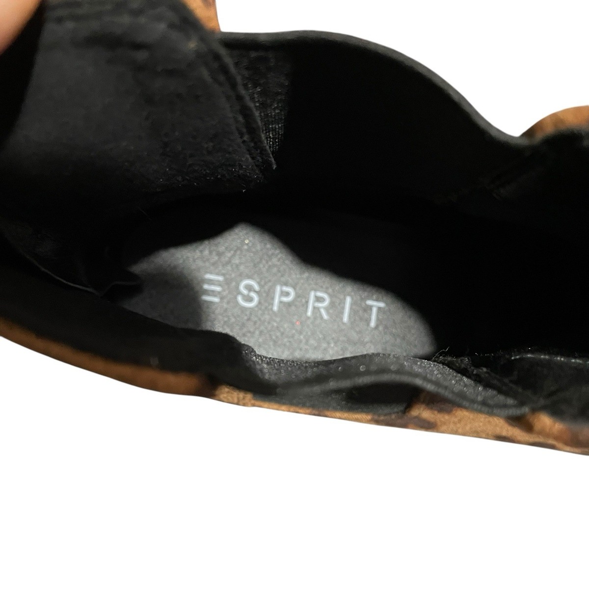 Esprit Tylee Leopard Print Ankle Booties Sz 9M View 6