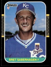 1987 Donruss Bret Saberhagen Kansas City Royals #132