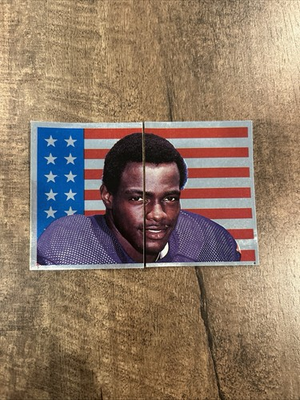 #ad 1983 Topps Football Stickers Walter Payton HOF NFL Chicago Bears Match Set #3amp;4 $8.00