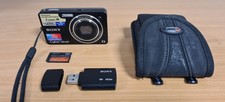 SONY Cyber-shot DSC-WX1 10.2MP Digital Camera, black, metal body