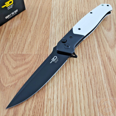 Bestech Knives Swordfish Folding Knife 4'' 14C28N Sandvik Steel Blade G10 Handle