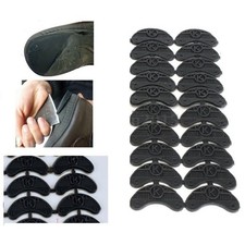 20 Rubber Sole Heel Savers Toe Plates Tap DIY Glue On Shoes Pad Replacement e