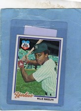 1978 Topps #620 Willie Randolph  New York Yankees NrMt-Mt