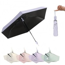 Automatic Folding Umbrella, Slim Mini Size, Lightweight Folding Design with O...