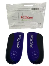 PCS sole 3/4 ORTHOTIC SHOE INSOLE 1 SET, 2 AVAIL HIGH ARCH MEN 9-11/WOMEN 10-12