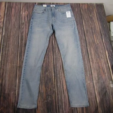 Denizen from Levi's Jeans Mens 32x34 Light Blue 286 Slim Taper Super Flex Denim