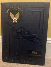 91st STRATEGIC RECONNAISSANCE BARKSDALE LA USAF VINTAGE 1950 MILITARY WAR BOOK