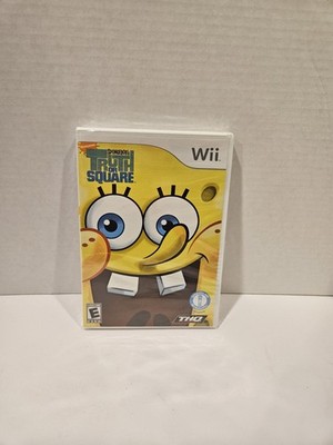 SpongeBob's Truth or Square Nintendo Wii Factory Sealed Brand New THQ Game