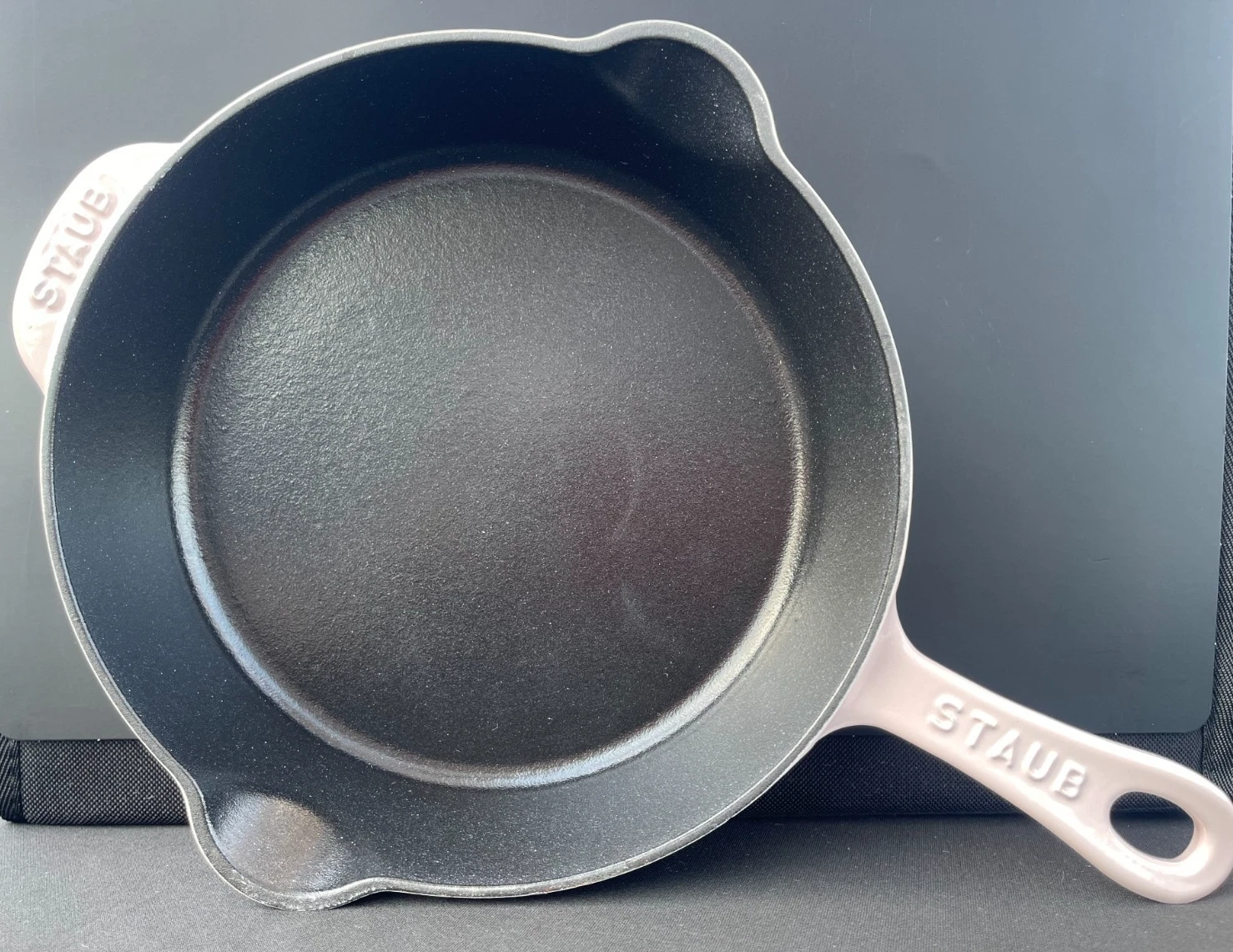 STAUB Enameled Cast Iron Traditional Deep Skillet 8.5" - Pink Peony Sorbet Rose