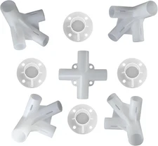 Leadigol 9pcs White Tent Replacement Spare Parts 3x3m Gazebo,Gazebo white 