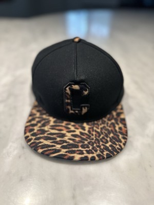 Cayler & Sons Snapback Hat C Logo Leopardenmuster Krempe Cap - Gold Label