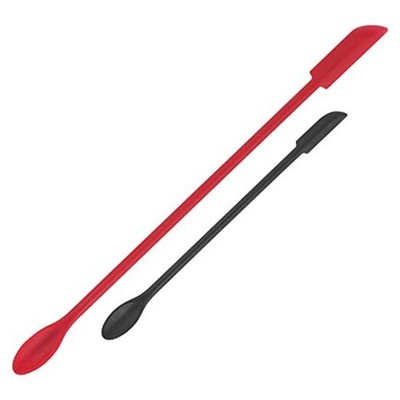 Mini Spatula Silicone Spatula Set -  2pcs Small Makeup Scrapers for Cosmetics, 