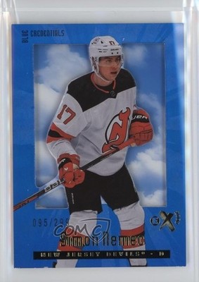 2023 Skybox E-X 2000 Rookies Blue Credentials 95/299 Simon Nemec Rookie RC 9v7