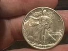 1916-D BU Walking Liberty Half Dollar, 50c,  FREE Shp