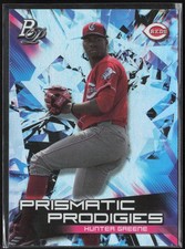 Hunter Greene 2019 Bowman Platinum #PPP-36 Prismatic Prodigies Cincinnati Reds