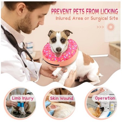 Water-Resistant Dog E-Collar for Licking Prevention
