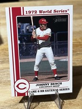 Tony Perez 2021 Topps Heritage 1972 WORLD SERIES HIGHLIGHTS Insert Reds