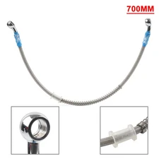 70cm DOT Motorcycle Motorbike Braided Steel Brake Clutch Oil Hose Pipe