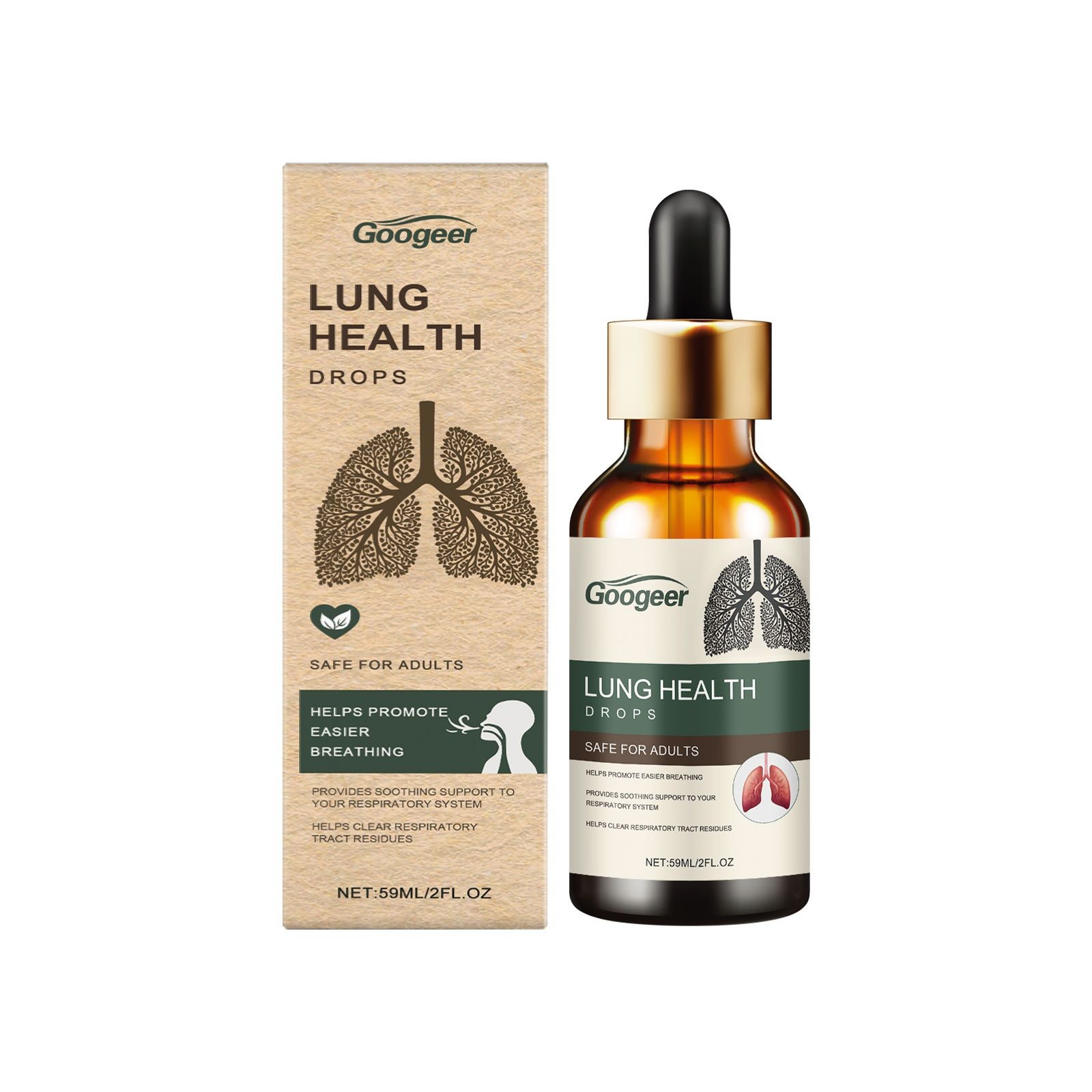 Googeer Lung-Cleansing Dietary Supplement - Promote lung health, reduce body tre