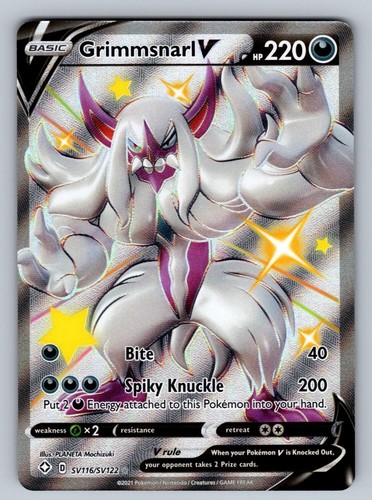 Grimmsnarl V SV116/SV122 NM/M Holo Shining Fates Shiny Vault Pokemon T02141