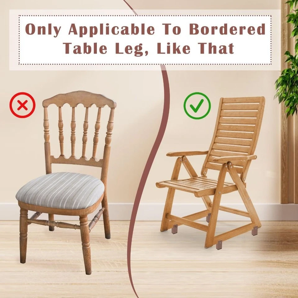 4x Furniture Leg Raisers Sofa Chair Bed Riser Stands Feet Heavy Duty Large Load - image 3 of 4