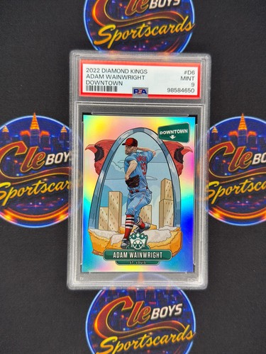 Adam Wainwright #D6 2022 Panini Diamond Kings Downtown card