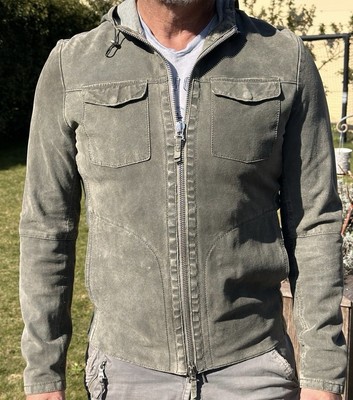 GMS 75 Velourslederjacke - Größe M